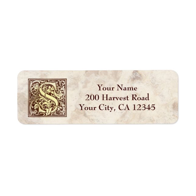 Vintages Monogramm S (Vorne)