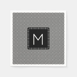 Vintages Monogramm Serviette