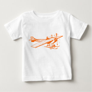 Vintages Monoplane - Orange Baby T-shirt