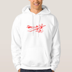 Vintages Monoplane - Rot Hoodie