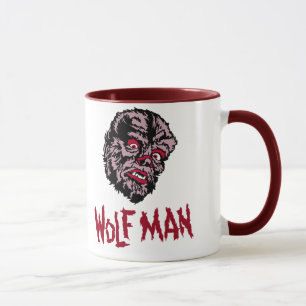 Vintages Monster - Wolf-Mann-Tasse Tasse