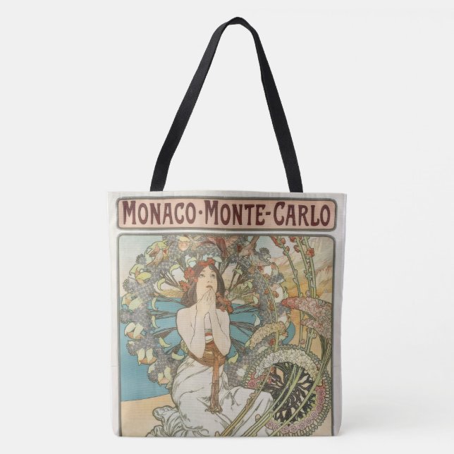 Vintages Mont-Carlo-Poster von Alphonse Mucha (Vorderseite)