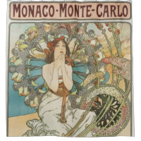 Vintages Mont-Carlo-Poster von Alphonse Mucha