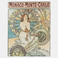 Vintages Mont-Carlo-Poster von Alphonse Mucha