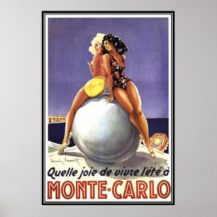 Vintages Monte Carlo, Monaco - Poster