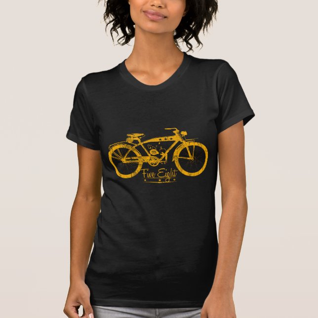 Vintages Moped-Gold T-Shirt (Vorderseite)