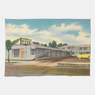 Vintages Motel, Golden West Lodge Hotel mit Palms Geschirrtuch