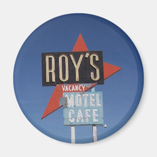 Vintages Motel-Zeichen des Weg-66 Magnet