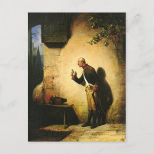Vintages Motiv - Fly Catcher - Spitzweg Postcard Postkarte