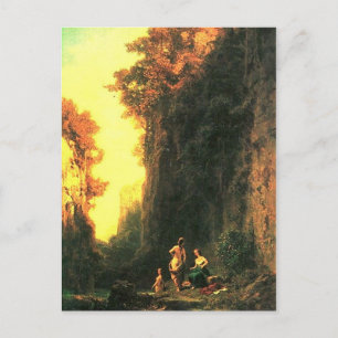Vintages Motiv - Spitzweg - Badefrauen Postkarte