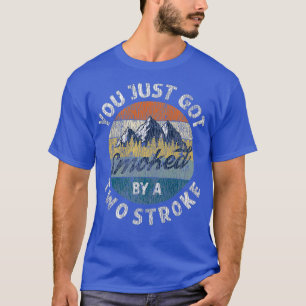 Vintages Motocross Sie gerade Got von einem Zwei T-Shirt