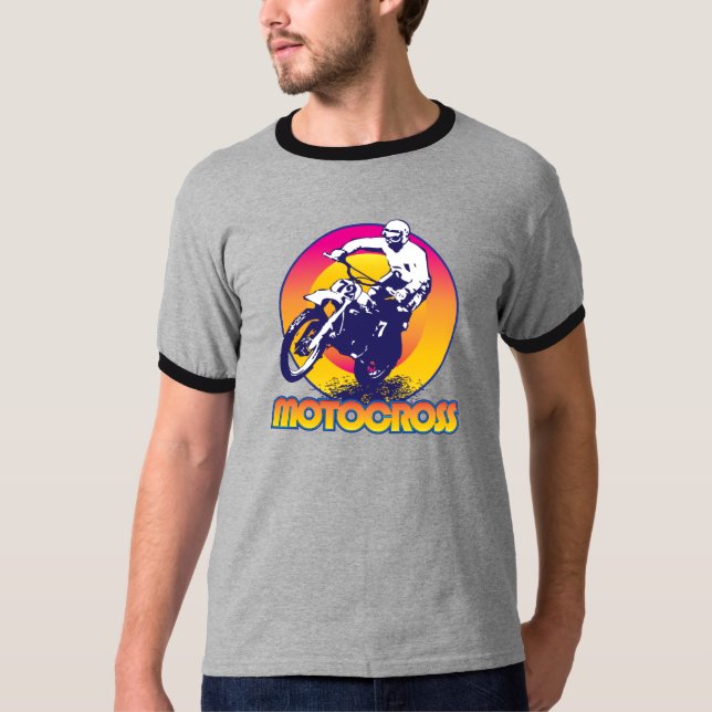 Vintages Motocross T-Shirt (Vorderseite)