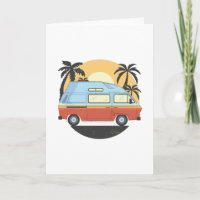 Vintages Motorhome Campervan Retro Geschenk