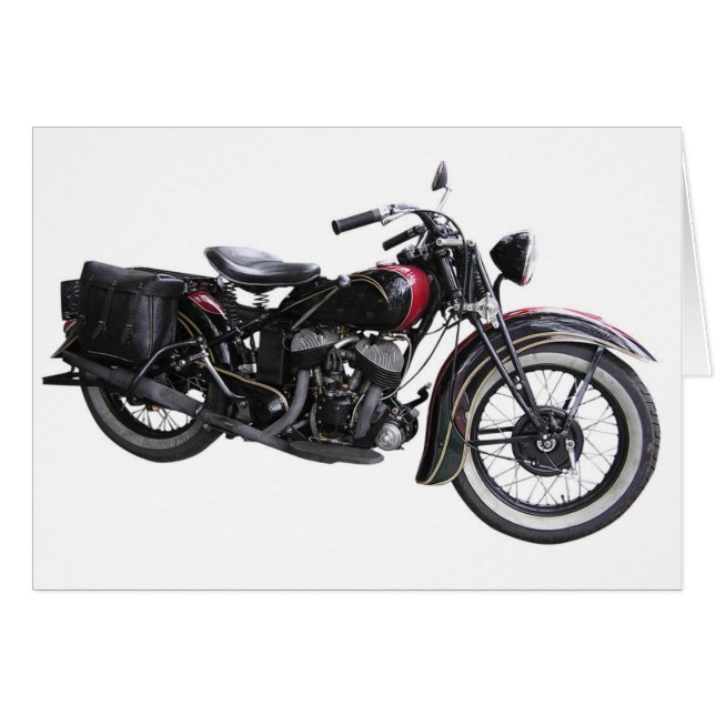 Vintages Motorrad (Vorderseite (Horizontal))