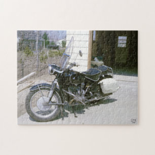 Vintages Motorrad 1965 Puzzle