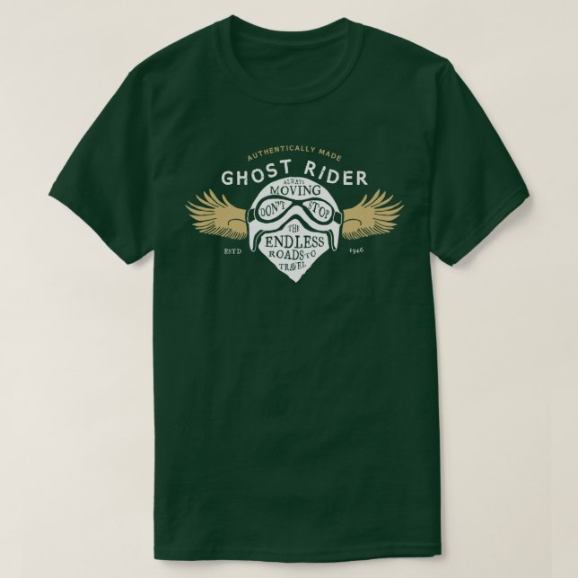 Vintages Motorrad 1 T-Shirt (Design vorne)