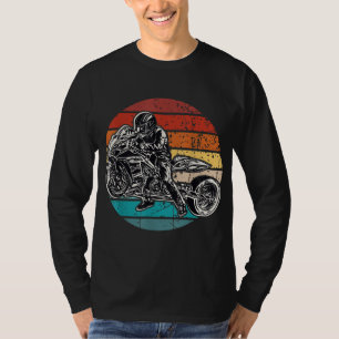 Vintages Motorrad Drag Racing Sprints Drag Bike T-Shirt