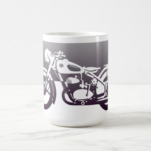 Vintages Motorrad Kaffeetasse (Mittel)