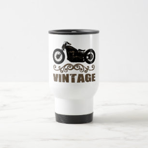 Vintages Motorrad Reisebecher
