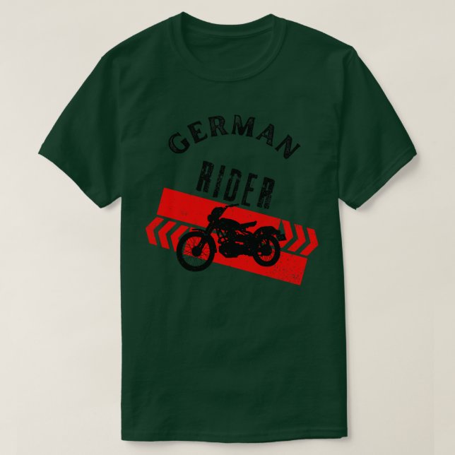 Vintages Motorrad T-Shirt (Design vorne)