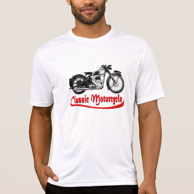 Vintages Motorrad T-Shirt (Vorderseite)