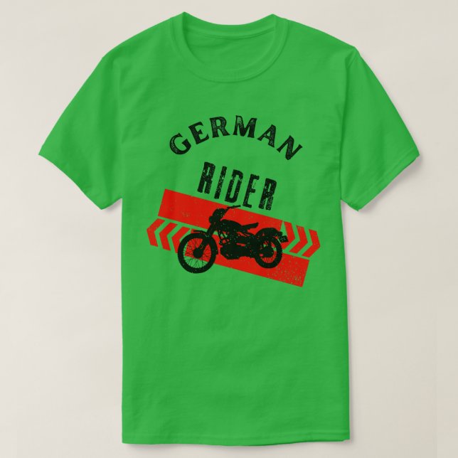 Vintages Motorrad T-Shirt (Design vorne)