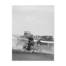 Vintages Motorradfahren