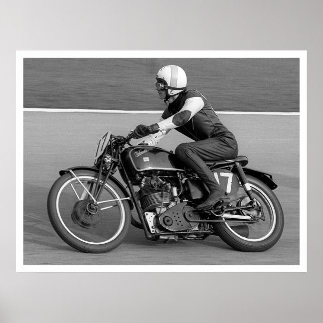 Vintages Motorradposter AB 14.94 Poster (Vorne)