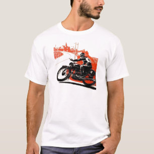 Vintages Motorradrennen T-Shirt