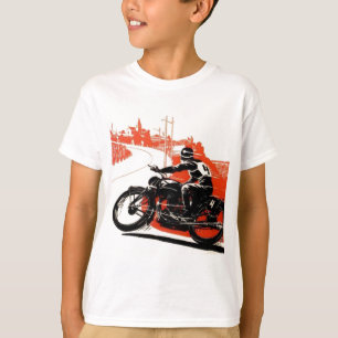Vintages Motorradrennen T-Shirt