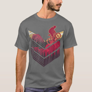 Vintages Mountainbike MTB Downhill Cyclist Park Tr T-Shirt