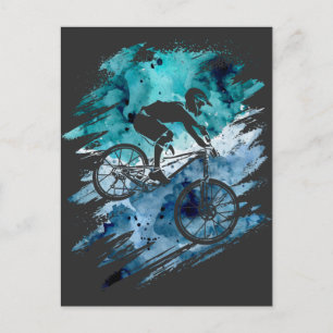 Vintages Mountainbike Natur Lugano Unexpected Clas Postkarte