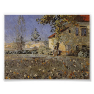 Vintages Mourier-Petersen House in Garden Fotodruck