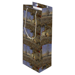 Vintages Mourier-Petersen House in Garden Geschenktüte Für Weinflaschen