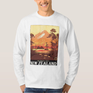 Vintages Mt.Taranaki Mt.Egmont Neuseeland T-Shirt