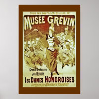 Vintages Museo Grevin Orchestra Poster