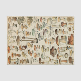 Vintages Mushroom-Dekoupage-Tissue Paper Seidenpapier