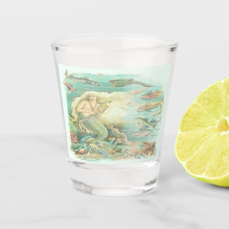 Vintages Musical Mermaid Party für große Mädchen Schnapsglas