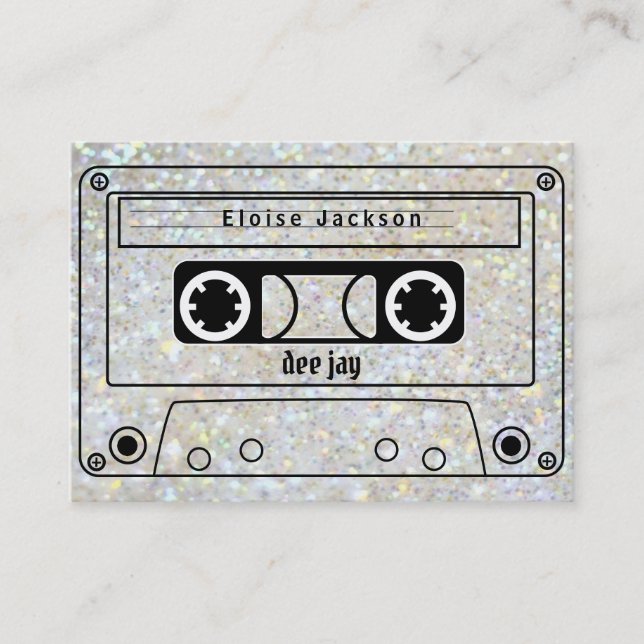 Vintages Musikbanddesign Visitenkarte