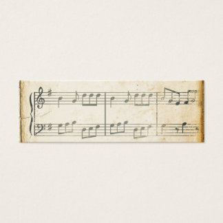 Vintages Musikblatt