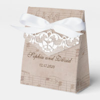 Vintages Musikblatt & Hochzeit