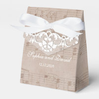 Vintages Musikblatt & Hochzeit