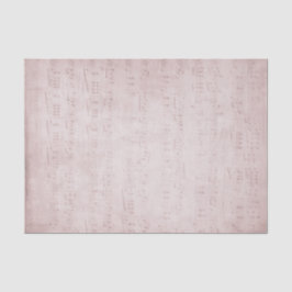 Vintages Musikblatt Seidenpapier