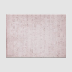 Vintages Musikblatt Seidenpapier