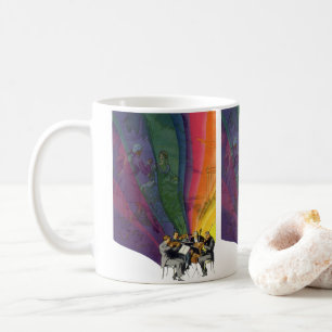 Vintages Musikrenbow, Viktorianisches Coupettanz Kaffeetasse