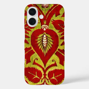 Vintages Muster iPhone 16 Hülle