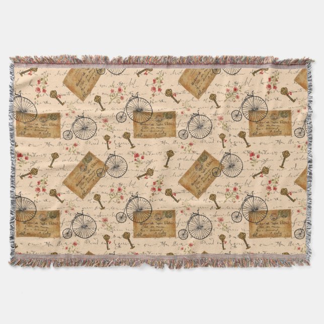 Vintages Muster Decke (Vorderseite)