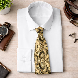 Vintages Muster der Wasserfarben, handbemalt Krawatte