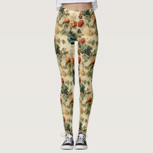 Vintages Muster des Erntedanks (2) Leggings