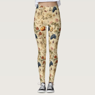 Vintages Muster des Erntedanks (4) Leggings